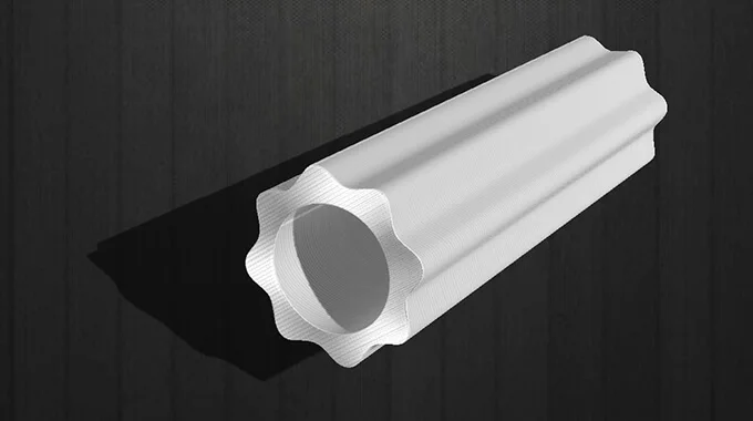 أنبوب جانبي مشكل غير ملحوم بسحب على البارد بمقطع عرضي على شكل زهرة الخوخ product image